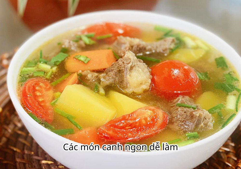 Các món canh ngon dễ làm